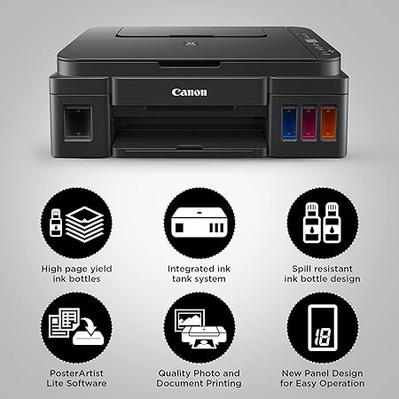 Canon PIXMA MegaTank G2010 All-in-One Ink Tank Colour Printer